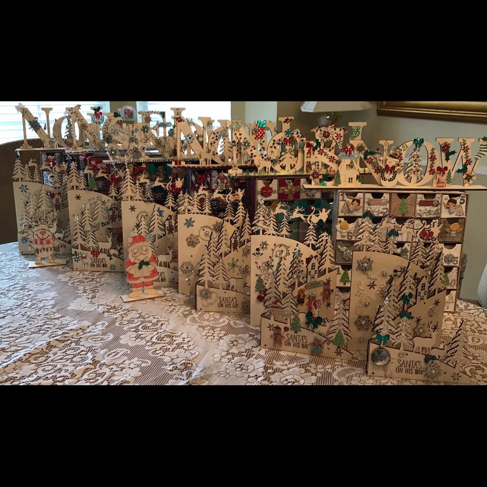Trifold Christmas with various choices
